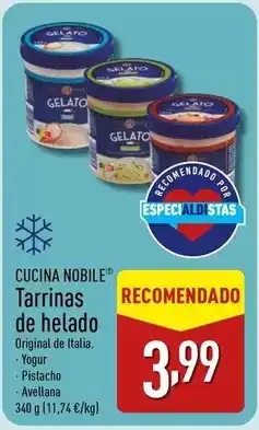 ALDI Cucina nobile - tarrinas de helado oferta