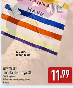 ALDI Novitesse - toalla de playa xl oferta