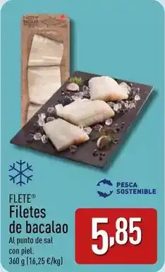 ALDI Flete - filetes de bacalao oferta