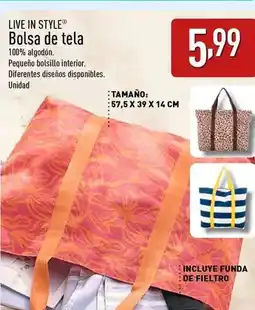 ALDI Live in style - bolas de tela oferta
