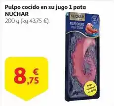Alcampo Nuchar - pulpo cocido en su jugo oferta