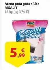 Alcampo Arena para gato silice oferta