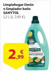 Alcampo Sanytol - limpiahogar limon o limpiador baño oferta