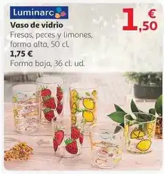 Alcampo Luminarc - vaso de vidrio oferta