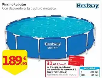 Alcampo Bestway - piscina tubular oferta
