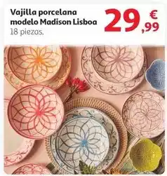 Alcampo Vajilla porcelana modelo madison lisboa oferta