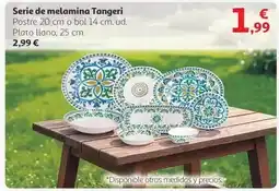 Alcampo Serie de melamina tangeri oferta