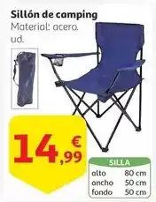 Alcampo Sillon de camping oferta