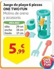Alcampo One two fun - juego de playa 6 piezas oferta