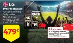 Alcampo Lg - tv 55 55qned8qt oferta