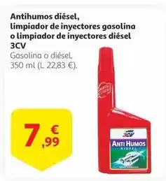 Alcampo 3cv - antihumos diésel, limpiador de inyectores gasolina o limpiador de inyectores diésel oferta