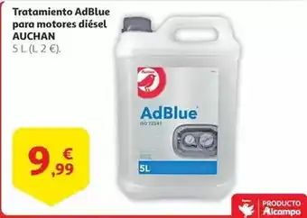 Alcampo Auchan - tratamiento adblue para motores diésel oferta