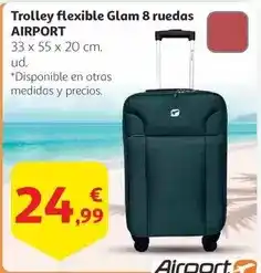 Alcampo Glam - trolley flexible glam 8 ruedas oferta