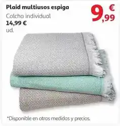 Alcampo Plaid multiusos espiga oferta