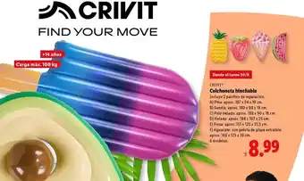Lidl Crivit - colombarat marchable oferta