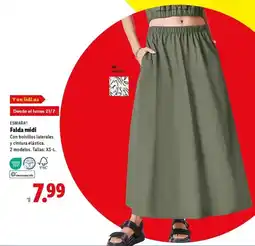 Lidl Esmara - falda midi oferta