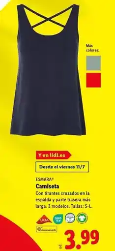 Lidl Esmara - camiseta oferta