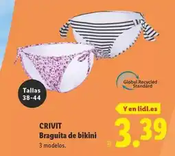 Lidl Crivit - braguita de bikini oferta
