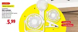 Lidl Silvercrest - mini ventilador oferta