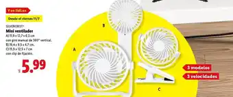 Lidl Silvercrest - mini ventilador oferta