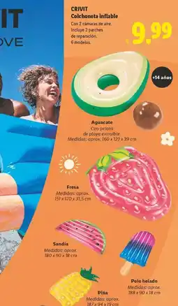 Lidl Crivit - colchoneta inflable oferta