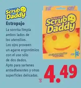 Lidl Scrub daddy - estropajo oferta