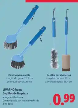 Lidl Livarno home - cepillos de limpieza oferta