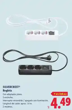 Lidl Silvercrest - regleta oferta