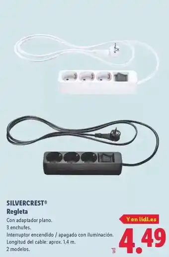 Lidl Silvercrest - regleta oferta