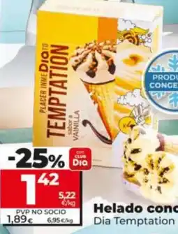 Maxi Dia Helado cono sabor a fresa o limón oferta