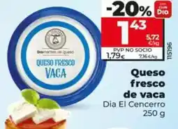 Dia Dia el cencerro - queso fresco de vaca 250 g oferta