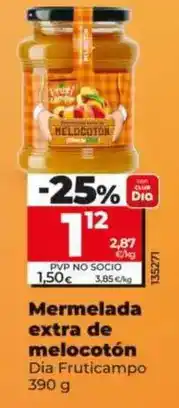 Dia Dia fruticampo - mermelada extra de melocotón 390 g oferta