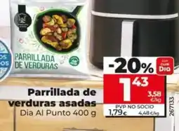 Dia Dia al punto - parrillada de verduras asadas 400 g oferta