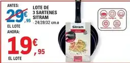 E.Leclerc 3 sartenes oferta