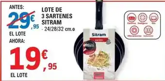 E.Leclerc 3 sartenes oferta