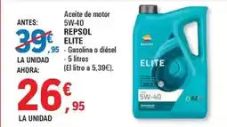 E.Leclerc Repsol - aceite de motor 5w-40 oferta