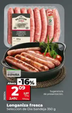 Maxi Dia Longaniza fresca oferta
