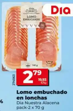 Maxi Dia Lomo embuchado en lonchas oferta