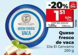 Maxi Dia Queso fresco de vaca oferta