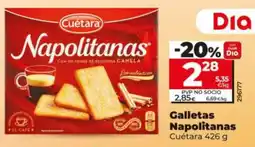 Maxi Dia CUETARA Galletas Napolitanas oferta