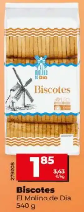 Maxi Dia EL MOLINO DE DIA Biscotes oferta