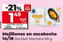Maxi Dia Mejillones en escabeche 14/18 oferta