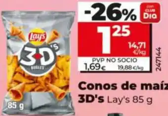 Maxi Dia LAY'S Conos de maíz 3D's oferta
