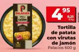 Maxi Dia PALACIOS Tortilla de patata con virutas de jamón oferta
