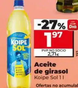 Maxi Dia KOIPESOL Aceite de girasol oferta