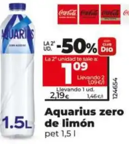 Maxi Dia AQUARIUS zero de limón oferta