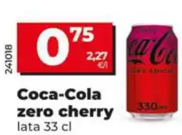 Maxi Dia COCA-COLA zero cherry oferta