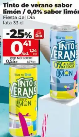 Maxi Dia Tinto de verano sabor limón / 0,0% sabor limón oferta