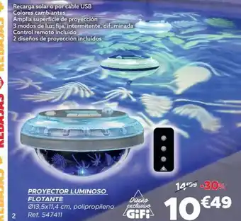GiFi Proyector luminoso flotante oferta