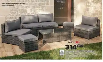 GiFi Conjunto exterior 6 personas imbrik oferta